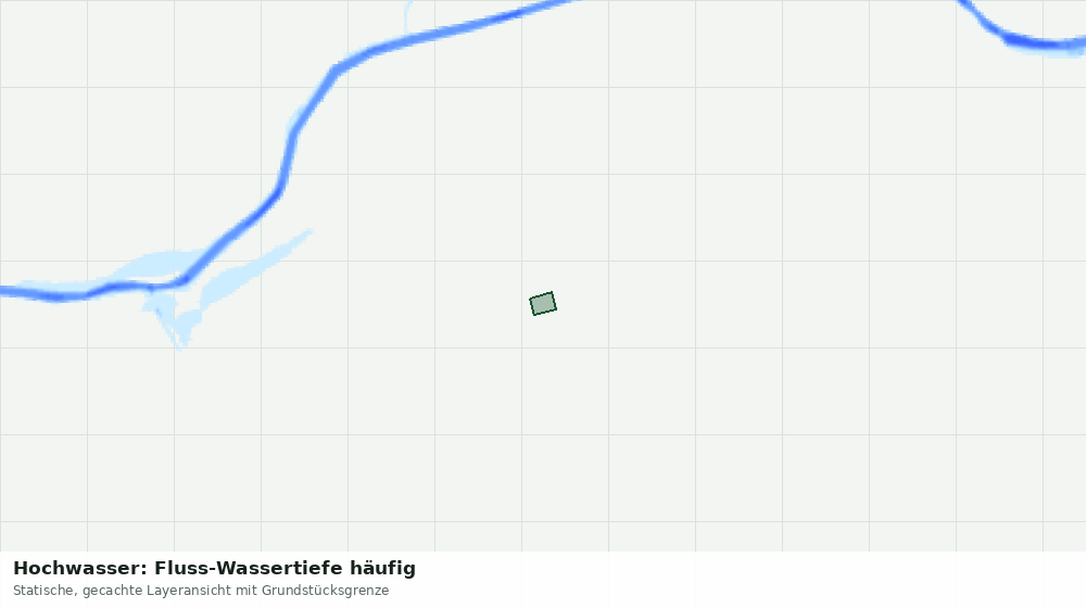 Statische Kartenansicht: Hochwasser: Fluss-Wassertiefe häufig
