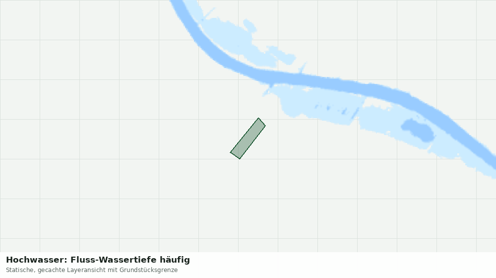 Statische Kartenansicht: Hochwasser: Fluss-Wassertiefe häufig