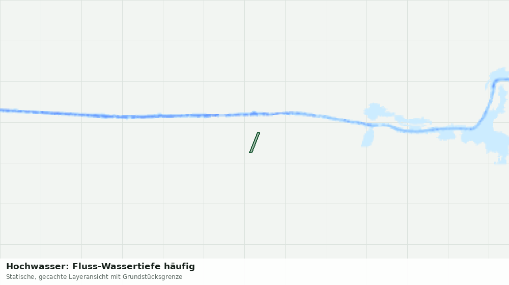 Statische Kartenansicht: Hochwasser: Fluss-Wassertiefe häufig