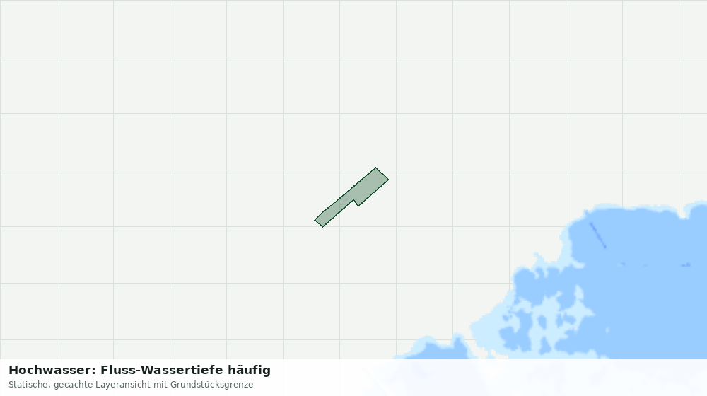 Statische Kartenansicht: Hochwasser: Fluss-Wassertiefe häufig
