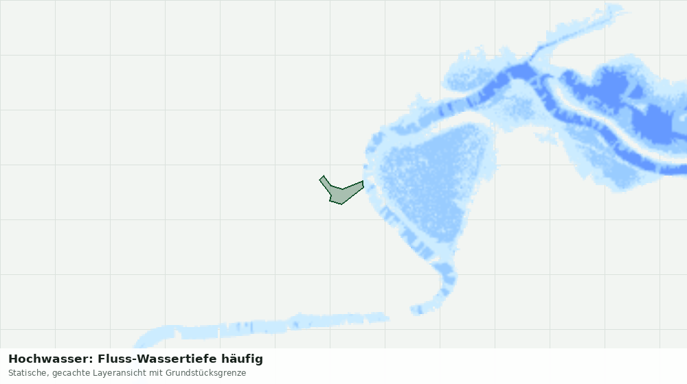 Statische Kartenansicht: Hochwasser: Fluss-Wassertiefe häufig