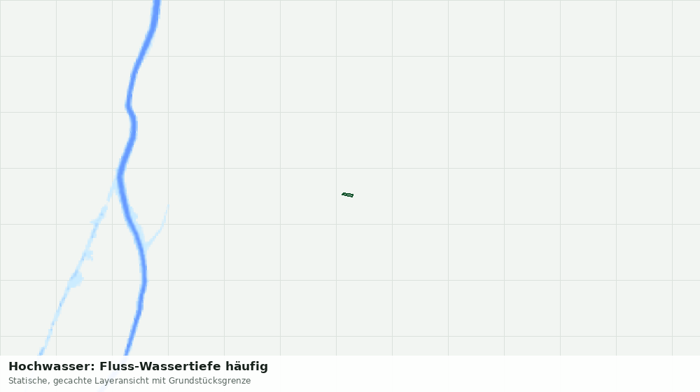 Statische Kartenansicht: Hochwasser: Fluss-Wassertiefe häufig