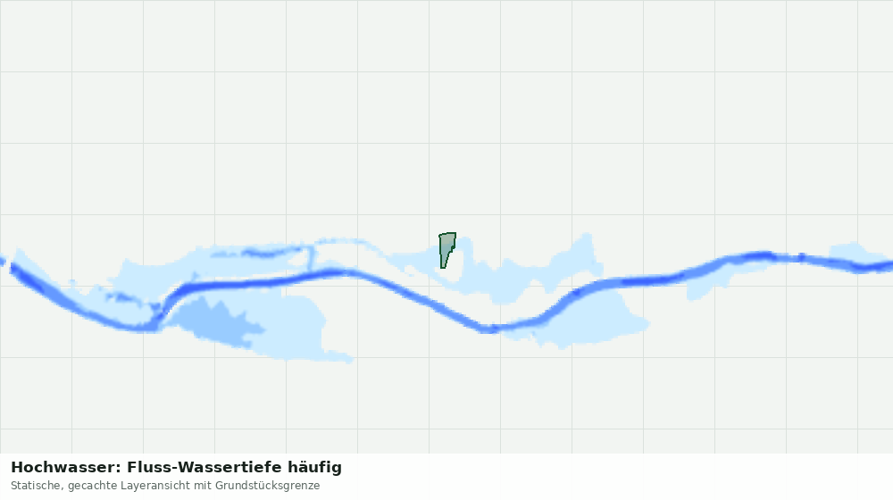 Statische Kartenansicht: Hochwasser: Fluss-Wassertiefe häufig