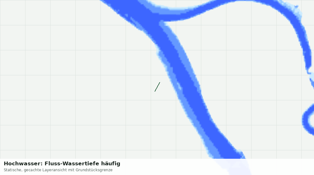Statische Kartenansicht: Hochwasser: Fluss-Wassertiefe häufig
