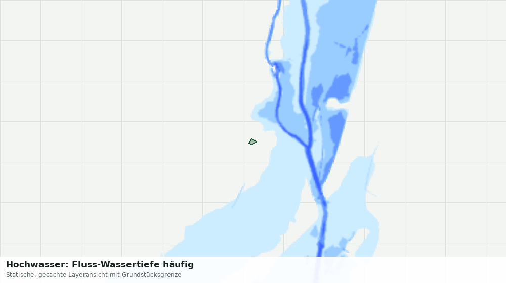 Statische Kartenansicht: Hochwasser: Fluss-Wassertiefe häufig