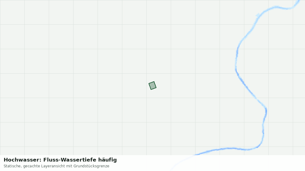 Statische Kartenansicht: Hochwasser: Fluss-Wassertiefe häufig
