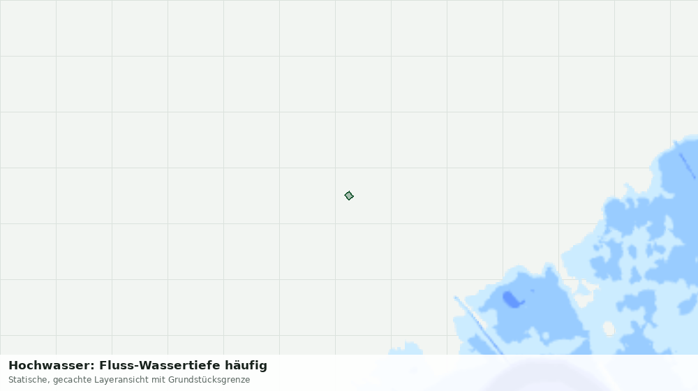 Statische Kartenansicht: Hochwasser: Fluss-Wassertiefe häufig