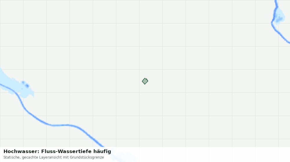 Statische Kartenansicht: Hochwasser: Fluss-Wassertiefe häufig