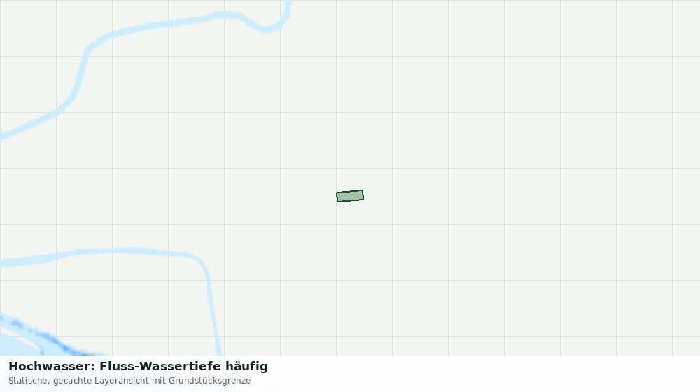 Statische Kartenansicht: Hochwasser: Fluss-Wassertiefe häufig
