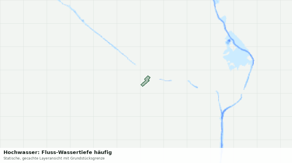 Statische Kartenansicht: Hochwasser: Fluss-Wassertiefe häufig