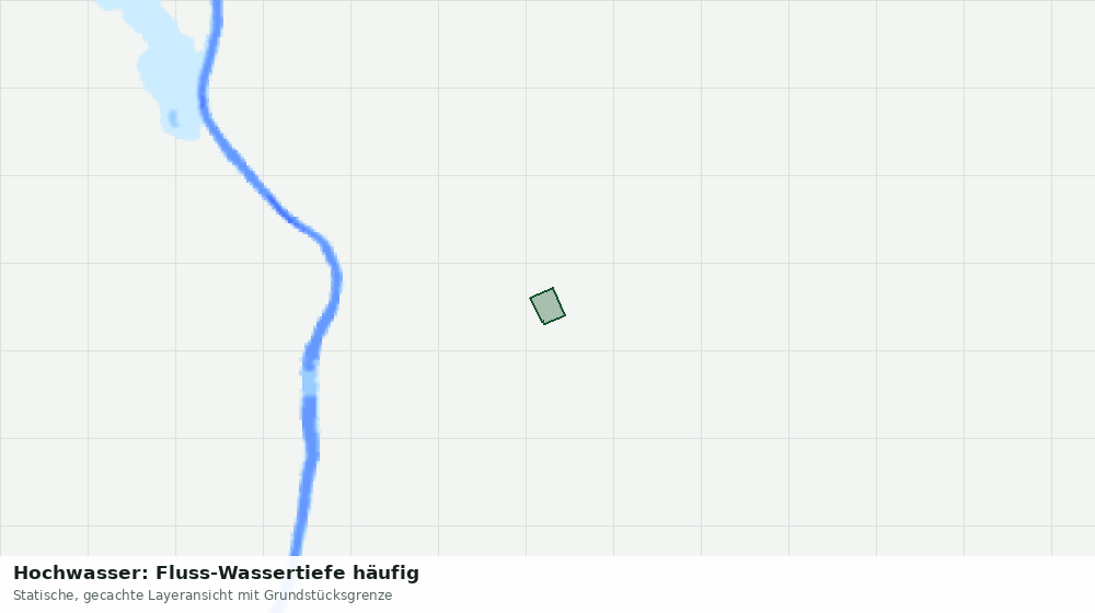 Statische Kartenansicht: Hochwasser: Fluss-Wassertiefe häufig