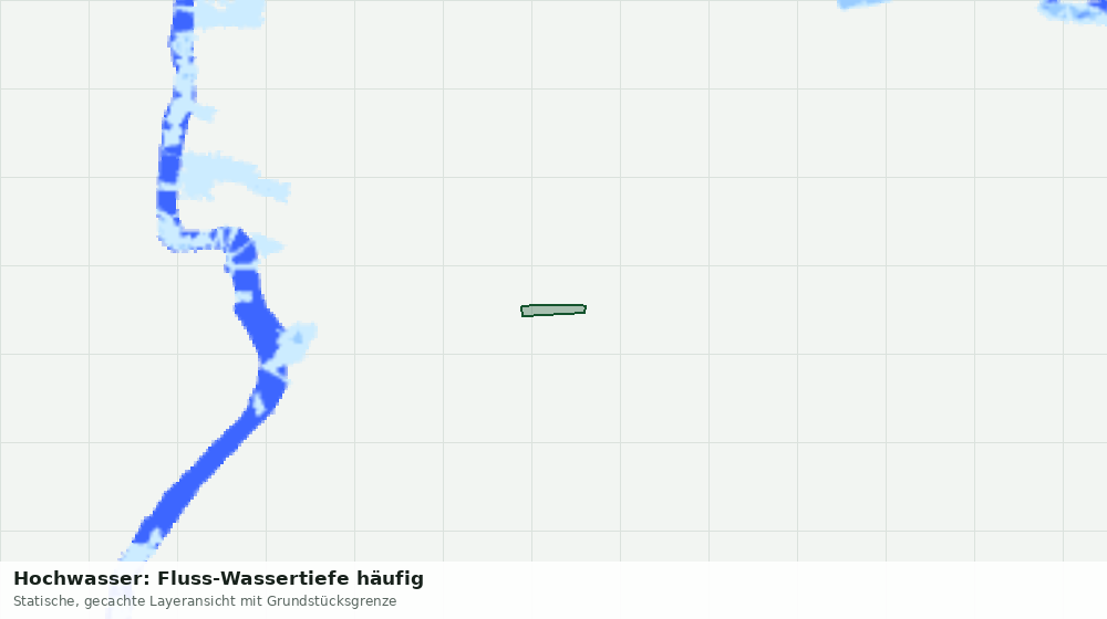 Statische Kartenansicht: Hochwasser: Fluss-Wassertiefe häufig