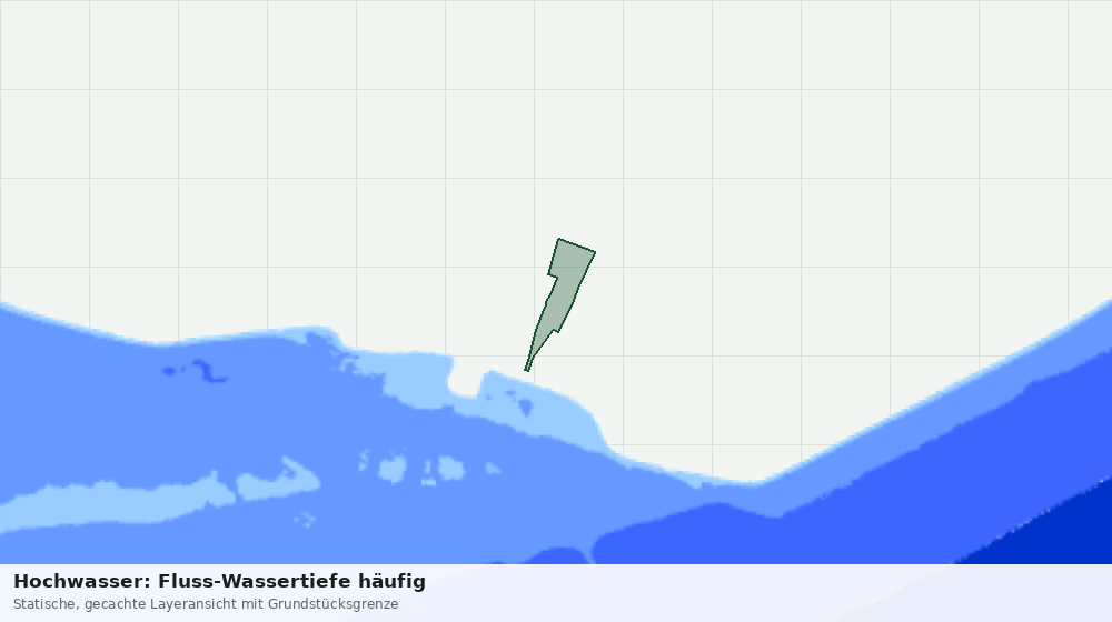 Statische Kartenansicht: Hochwasser: Fluss-Wassertiefe häufig