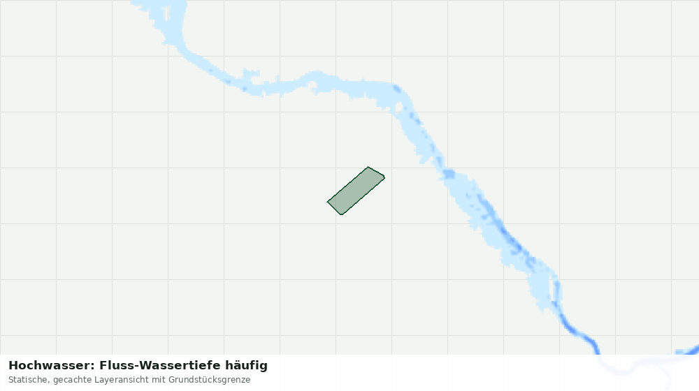 Statische Kartenansicht: Hochwasser: Fluss-Wassertiefe häufig