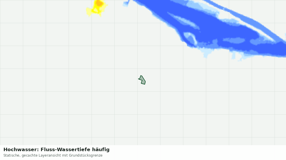 Statische Kartenansicht: Hochwasser: Fluss-Wassertiefe häufig