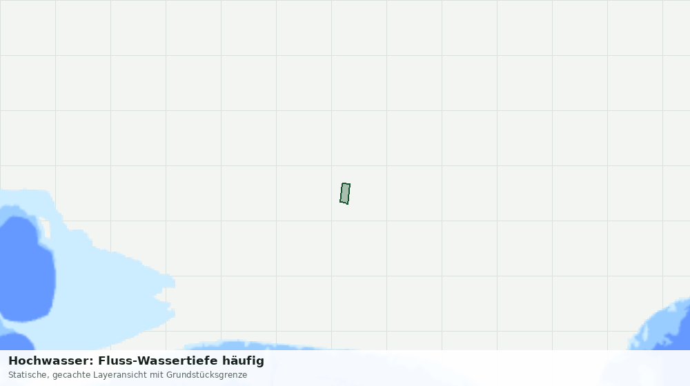 Statische Kartenansicht: Hochwasser: Fluss-Wassertiefe häufig