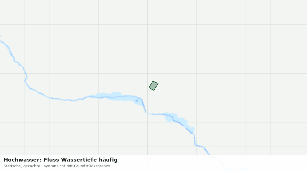 Statische Kartenansicht: Hochwasser: Fluss-Wassertiefe häufig