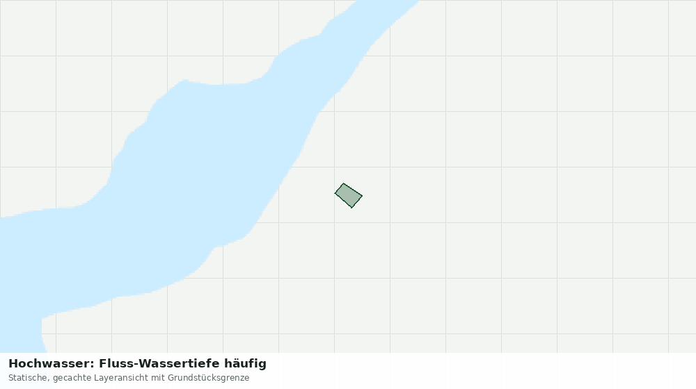 Statische Kartenansicht: Hochwasser: Fluss-Wassertiefe häufig