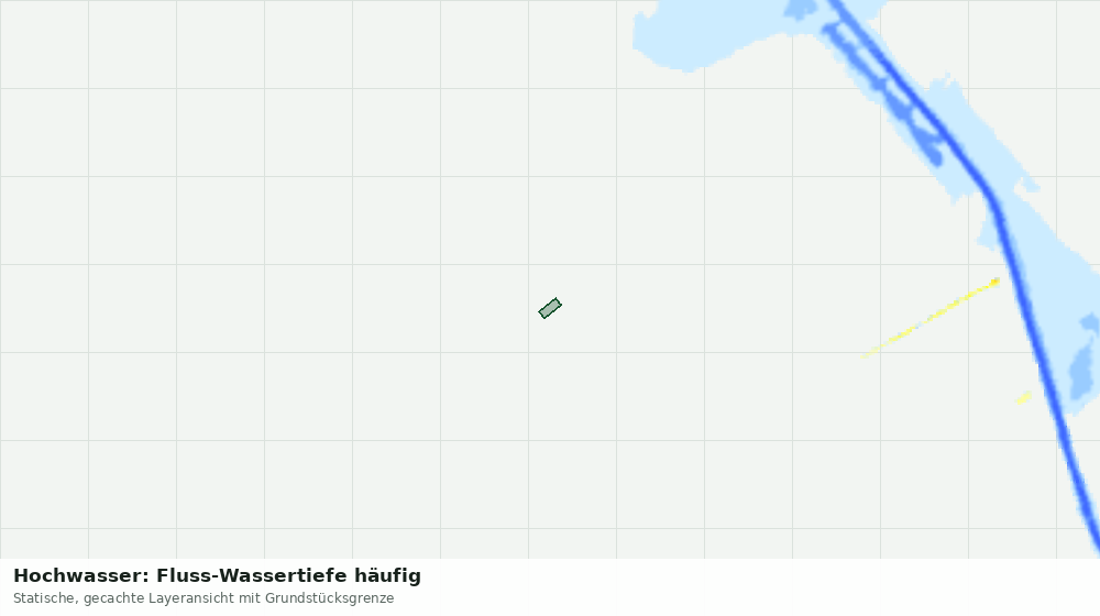 Statische Kartenansicht: Hochwasser: Fluss-Wassertiefe häufig