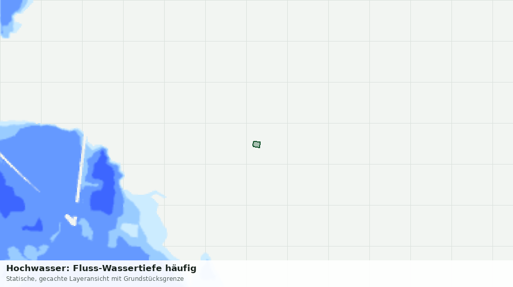 Statische Kartenansicht: Hochwasser: Fluss-Wassertiefe häufig