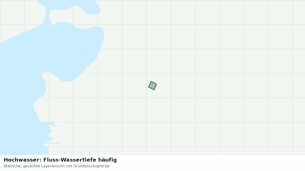 Statische Kartenansicht: Hochwasser: Fluss-Wassertiefe häufig