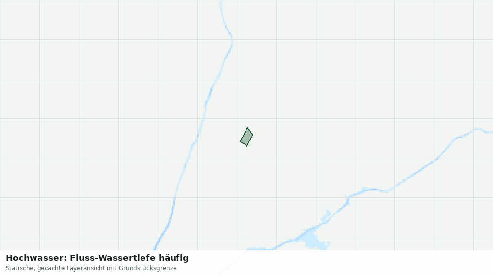 Statische Kartenansicht: Hochwasser: Fluss-Wassertiefe häufig