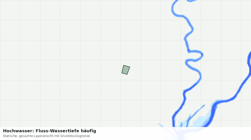 Statische Kartenansicht: Hochwasser: Fluss-Wassertiefe häufig