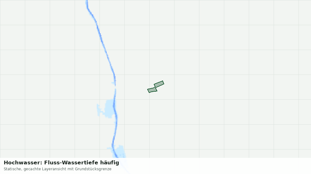 Statische Kartenansicht: Hochwasser: Fluss-Wassertiefe häufig