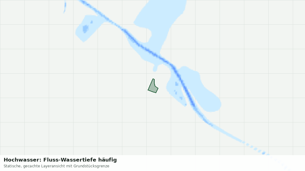 Statische Kartenansicht: Hochwasser: Fluss-Wassertiefe häufig