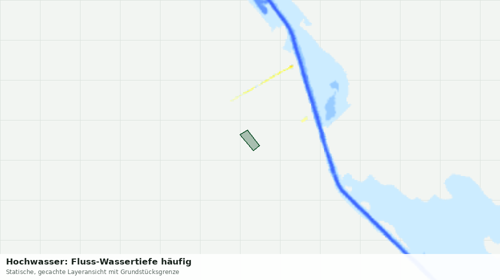Statische Kartenansicht: Hochwasser: Fluss-Wassertiefe häufig