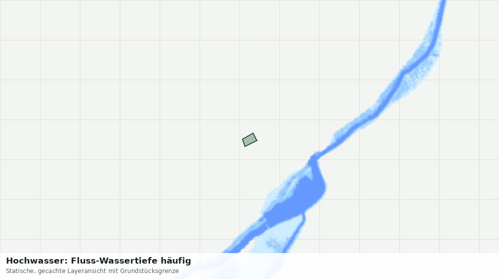 Statische Kartenansicht: Hochwasser: Fluss-Wassertiefe häufig
