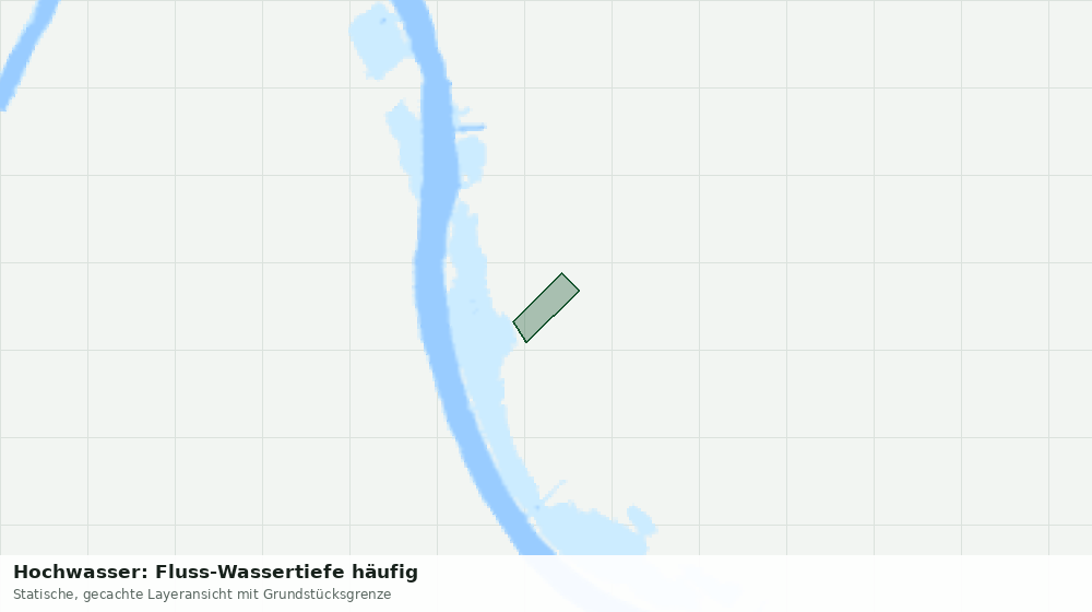Statische Kartenansicht: Hochwasser: Fluss-Wassertiefe häufig