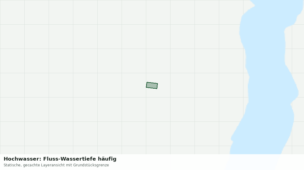 Statische Kartenansicht: Hochwasser: Fluss-Wassertiefe häufig