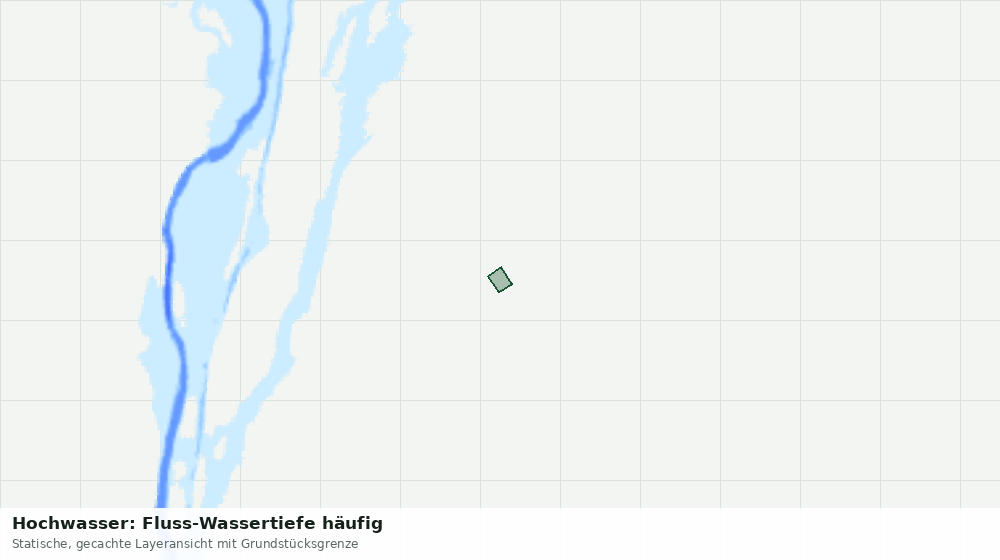 Statische Kartenansicht: Hochwasser: Fluss-Wassertiefe häufig