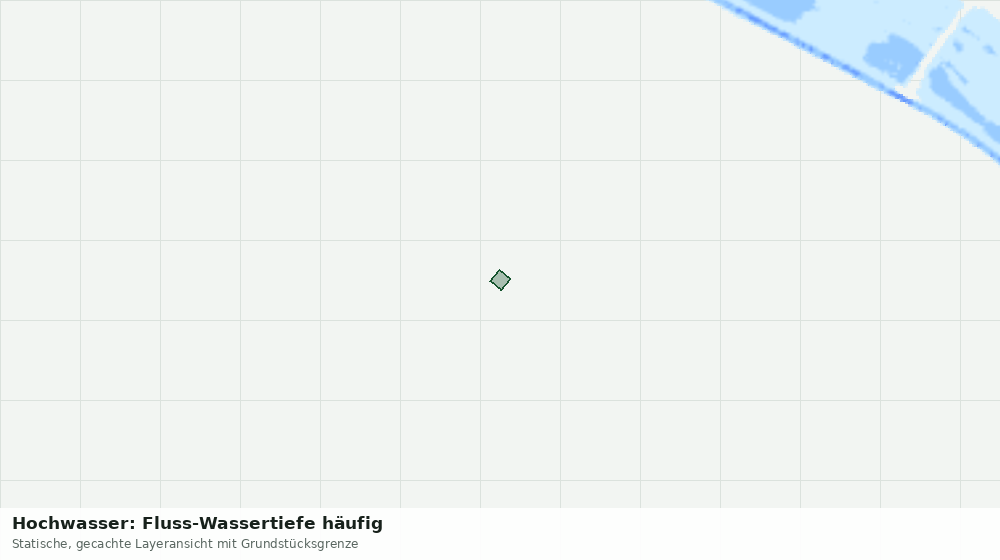 Statische Kartenansicht: Hochwasser: Fluss-Wassertiefe häufig