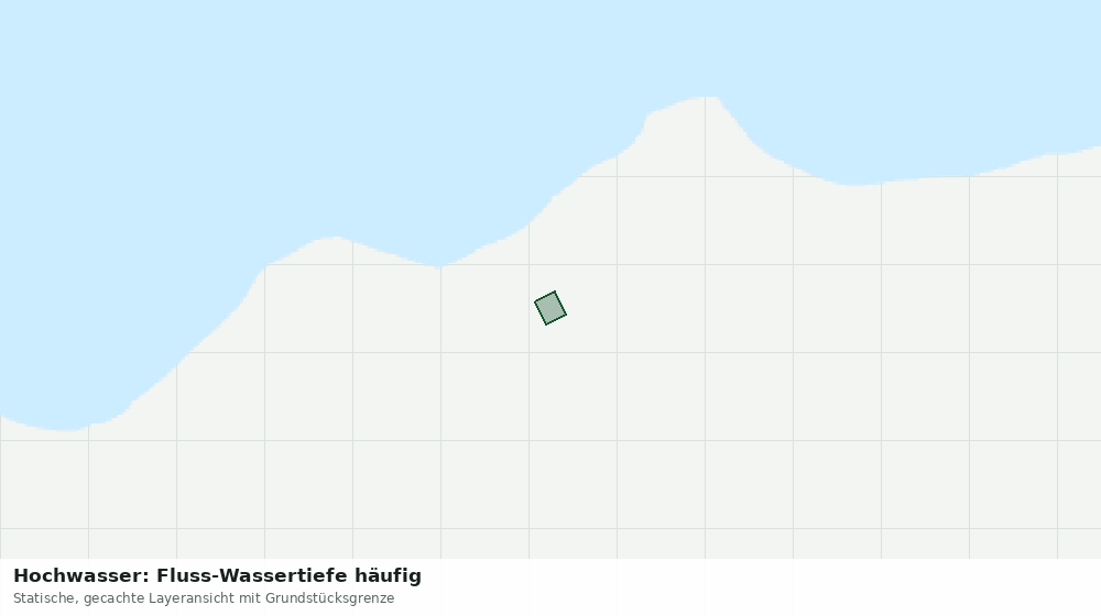 Statische Kartenansicht: Hochwasser: Fluss-Wassertiefe häufig