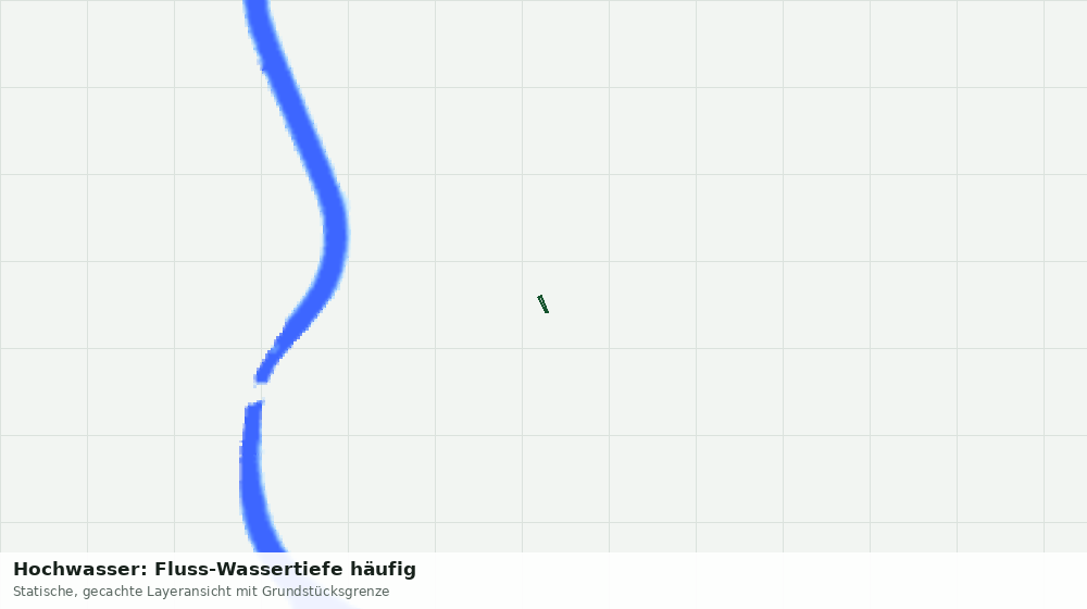 Statische Kartenansicht: Hochwasser: Fluss-Wassertiefe häufig