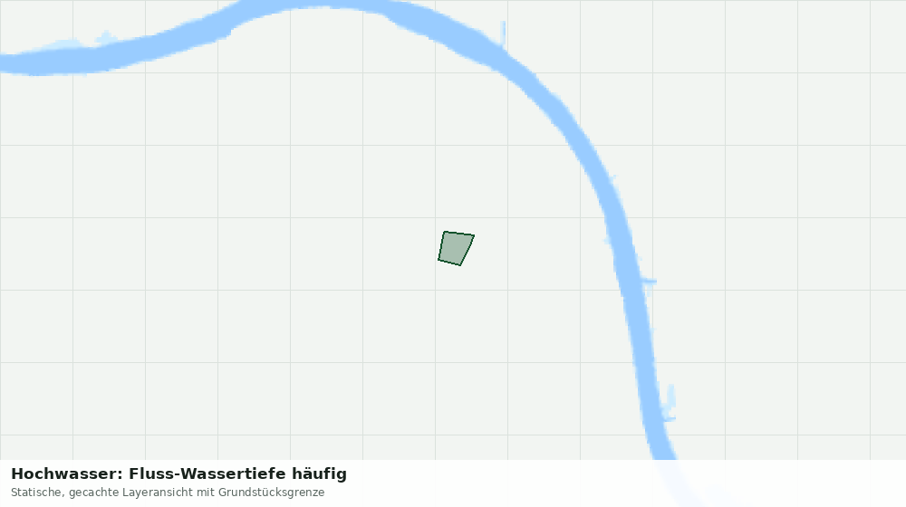 Statische Kartenansicht: Hochwasser: Fluss-Wassertiefe häufig