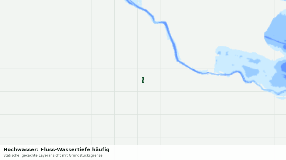 Statische Kartenansicht: Hochwasser: Fluss-Wassertiefe häufig