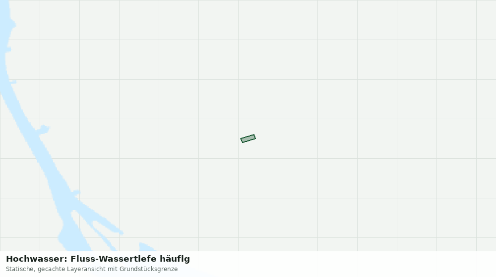 Statische Kartenansicht: Hochwasser: Fluss-Wassertiefe häufig