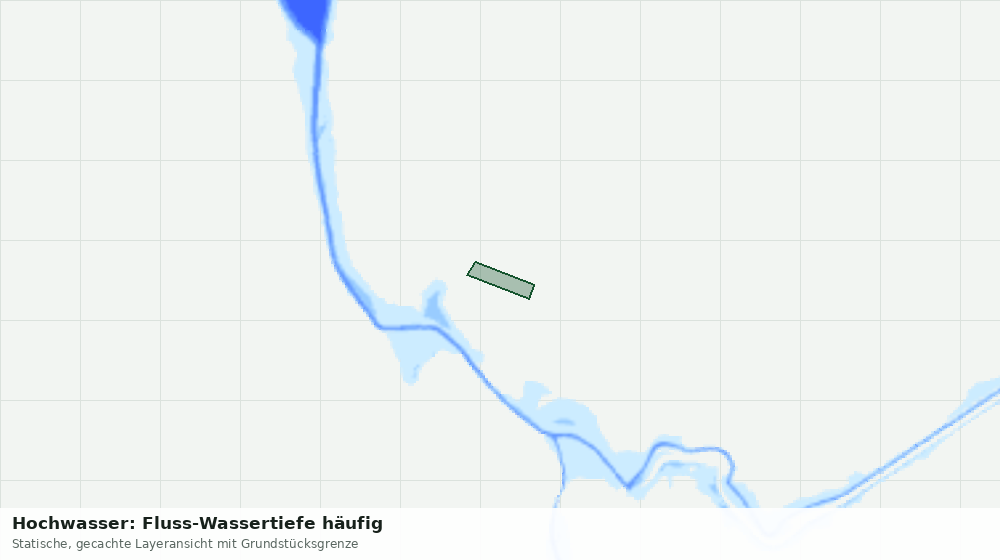 Statische Kartenansicht: Hochwasser: Fluss-Wassertiefe häufig