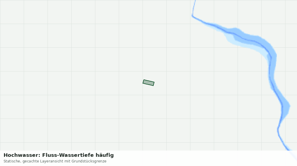 Statische Kartenansicht: Hochwasser: Fluss-Wassertiefe häufig