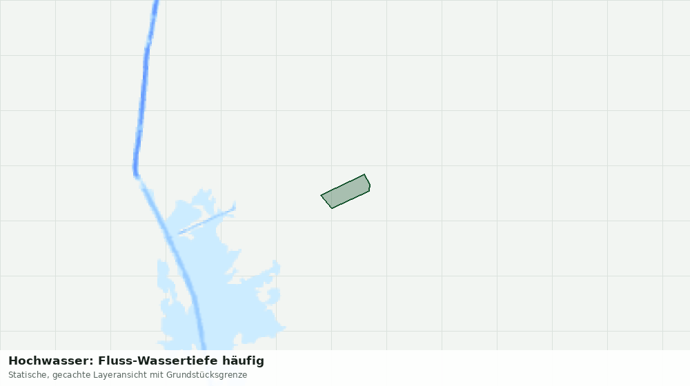 Statische Kartenansicht: Hochwasser: Fluss-Wassertiefe häufig