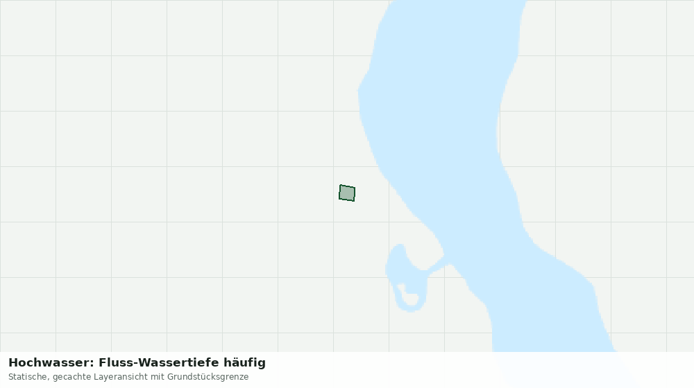 Statische Kartenansicht: Hochwasser: Fluss-Wassertiefe häufig