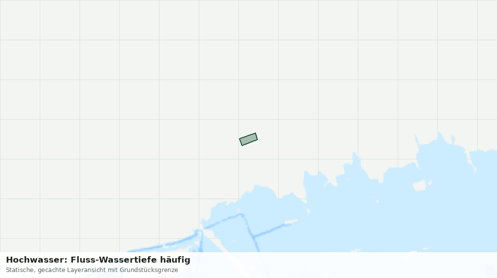 Statische Kartenansicht: Hochwasser: Fluss-Wassertiefe häufig