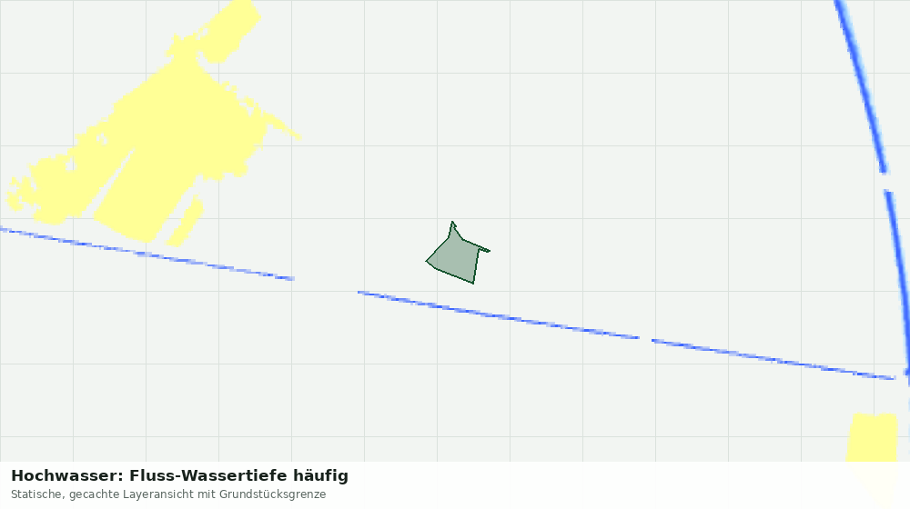 Statische Kartenansicht: Hochwasser: Fluss-Wassertiefe häufig
