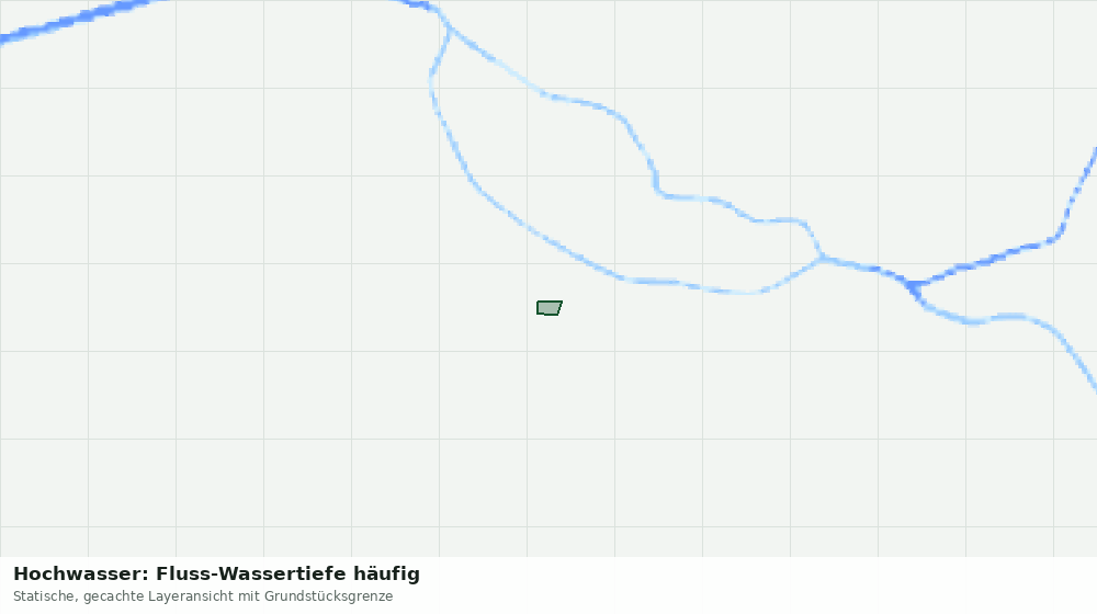 Statische Kartenansicht: Hochwasser: Fluss-Wassertiefe häufig