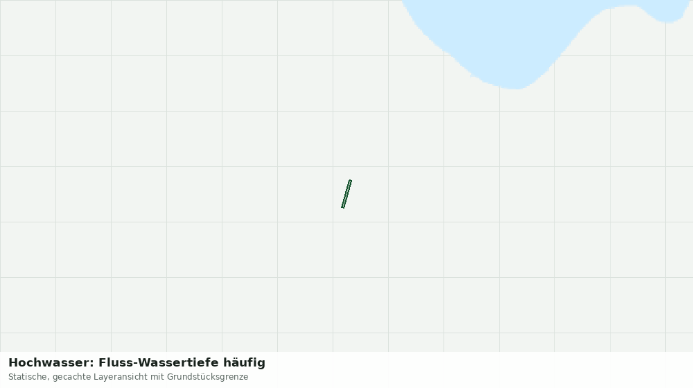 Statische Kartenansicht: Hochwasser: Fluss-Wassertiefe häufig