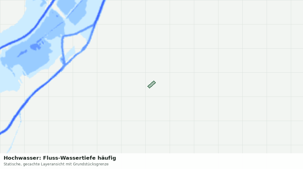 Statische Kartenansicht: Hochwasser: Fluss-Wassertiefe häufig