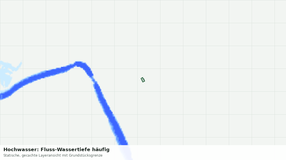 Statische Kartenansicht: Hochwasser: Fluss-Wassertiefe häufig